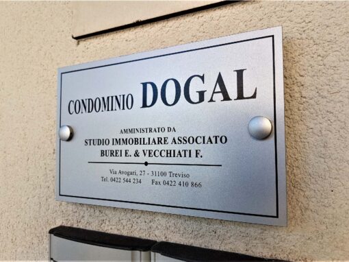 Targhe per amministratori condominiali