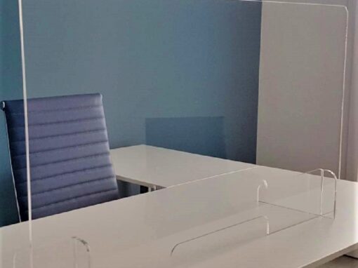 Schermi protettivi e porta dispenser COVID-19